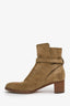 Hermès Brown Suede Frenchie 50 Ankle Boots Size 37