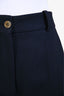Patou Navy Wool Cashmere Trousers Size 38