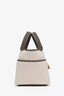 Hermès 2023 Ecru/Etoupe Ecru Canvas Swift Picotin 18 Cargo
