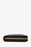 Prada Black Saffiano Leather Long Zip Wallet