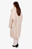 Max Mara Cream Alpaca Wool Blend Teddy Coat Size Large