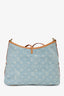 Louis Vuitton Light Blue Monogram Denim CarryAll PM with Pouch