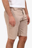 Officine Générale Khaki Belted Cargo 'Julian' Shorts Size 50 Mens