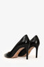 Prada Black Leather Pumps Size 37
