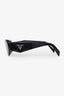 Prada Black Rectangular Symbole Sunglasses