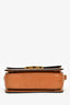 Celine Brown Leather 'Triomphe' Teen Crossbody Bag
