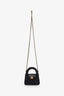 Pre-loved Chanel™ Black 'Mini Nano Kelly Shopper' Top Handle Bag With Chain