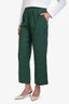 Reformation Green Linen Wide Leg Pants Size 2