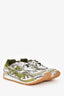 Bottega Veneta Green/White Mesh Sneakers Size 42