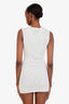 Fendi White FF Logo Print Mini Dress Size 40