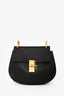 Chloe Black Leather Drew Crossbody