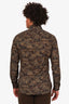 Tom Ford Camo Print Button Down Shirt Size 39 Mens