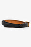 Bracelet Hermès 2012 Behapi Tour en cuir noir triple