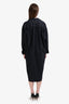 Maison Margiela Charcoal Grey Wool Long Sleeve Dress Size M