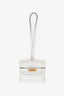 Hermès White Swift Leather Kelly Festival Charm