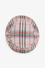 Burberry Pink Cotton Check Bucket Hat Size M
