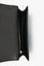 Versace Black Leather Medusa Flap Crossbody Bag