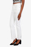 Anine Bing White Denim 'Roy' Straight Leg Flared Jeans Size 27