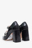 Roger Vivier Black Patent Leather Pres Viv Mary Janes Size 35