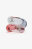 Pre-loved Chanel™ Pink/Blue Resin Crystal CC Hinged Cuff Bracelet