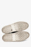 Roger Vivier Black Satin Crystal Embellished Buckle Slip-On Sneakers Size 36.5