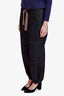 Brunello Cucinelli Blue Cotton Balloon Pant Size 4