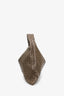 Bottega Veneta Beige Intrecciato Woven Calfskin Leather Large 'Hop' Bag