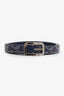 Goyard Navy Goyardine Belt Size 95