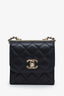 Pre-loved Chanel™ Black Calfskin Leather Trendy CC Micro Flap Bag