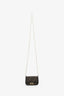 Fendi Black/Brown Jacquard FF 1974 Nano Baguette Charm