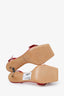 Jacquemus Red Leather 'Les Sandales Regalo Hautes' Heels Size 40