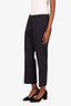 Dries Van Noten Navy Wool-Blend Double Trousers Size 42