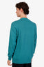 Pull à col rond en cachemire vert Loro Piana taille 54 homme
