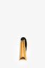 Saint Laurent Metallic Gold YSL Monogram Envelope Wallet on Chain