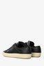 Saint Laurent Black Leather Sneakers Size 35