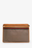Gucci Vintage Brown Canvas Micro GG Monogram Portfolio Bag