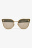 Cartier Gold-Tone Panthère de Cartier Cat-Eye Sunglasses