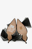 Jimmy Choo Black 'Averly 100' Bow Heels Size 37.5