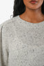 Pull moucheté en cachemire gris Isabel Marant Taille 40