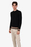 Burberry Black Wool Icon Striped Sweater Size M Mens