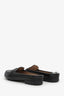 Salvatore Ferragamo Black Leather Gancini Slip-On Loafer Size 6.5