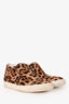 Pierre Hardy Leopard Ponyhair Sneakers Size 39