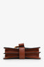 Chloe Multicolour Embossed Croc Lizard Aby Chain Shoulder Bag