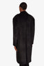 Junya Watanabe 23AW Black Faux Fur Oversized Coat Size XS