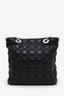 Christian Dior 2008 Black Cannage Lambskin Dior Soft Shopping Tote Bag