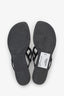 Hermès Black Rubber 'Egerie' Sandals Size 35