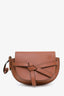 Loewe Brown Leather Mini 'Gate' Crossbody Bag