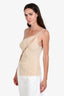Song of Style Beige Knit One Shoulder Cut Out Top Size Small