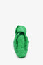 Bottega Veneta Green Leather Intrecciato Mini Jodie