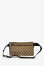 Gucci Beige/Dark Brown GG Supreme Canvas Belt Bag